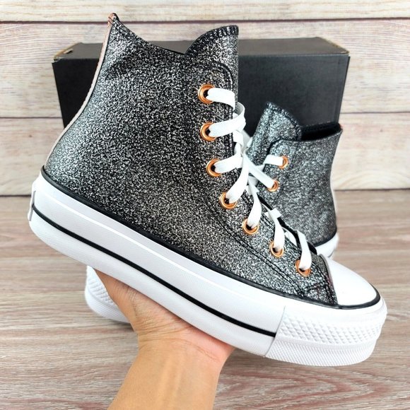 NEW Converse All Star High Top PLATFORM Women's Size 8 Casual Sneakers Shoes - Picture 2 of 9